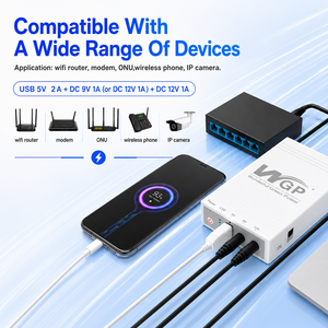 Mini onduleur WGP DC pour <span class=keywords><strong>routeur</strong></span>, alimentation de secours 12V, batterie au lithium, mini UPS DC 5V 9V 12V pour <span class=keywords><strong>routeur</strong></span> <span class=keywords><strong>WiFi</strong></span> - Product Image 5