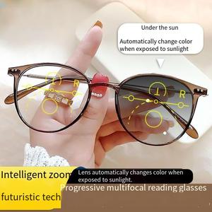 <span class=keywords><strong>Lunettes</strong></span> de lecture photochromiques <span class=keywords><strong>progressives</strong></span> multifocales transparentes légères et élégantes <span class=keywords><strong>pour</strong></span> hommes et femmes, pratiques - Product Image 4