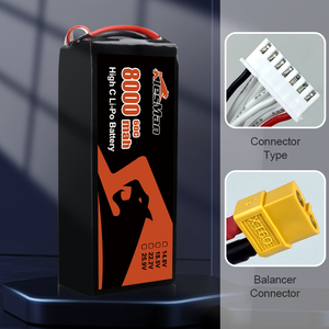 Batería Klesman 6S 22.2V 60C 8000mAH 9000mAh 10000mAh 12000mAh 8000mAh para Dron 6S8000 - Product Image 3