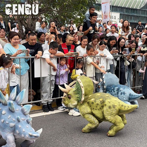 Kommerzieller Interaktiver Vierbeiniger Roboter-<span class=keywords><strong>Dinosaurier</strong></span>-Puppet für Outdoor-Straßenparaden Cartoon-<span class=keywords><strong>Dinosaurier</strong></span> für Kinder - Product Image 1