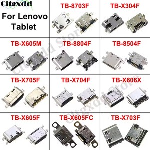 Connecteur de Port de Charge Micro USB Type-C Femelle pour Tablette Lenovo <span class=keywords><strong>TB</strong></span>-X605F X605L <span class=keywords><strong>X606X</strong></span> X703F 8804F X705L 8703F X304F - Product Image 1