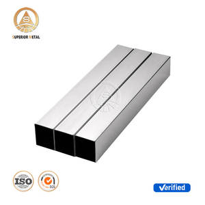 201 200 серии 304 316 300 серии ASTM ERW Металл 22x22 мм 0,65 мм толщина полированная декоративная труба из нержавеющей стали - Product Image 1