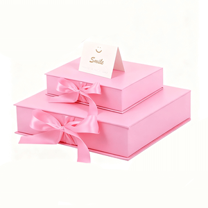 Caja de Regalo Magnética Rosa Premium Personalizada al por Mayor con Cinta para Regalos de Pequeñas Empresas - Product Image 2