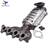 Substrat de catalyseur universel pour Hyundai, Ford, Toyota, noyau en nid d'abeille métallique, Euro 4, 5, 6, compatible OBD, haut débit, TWC