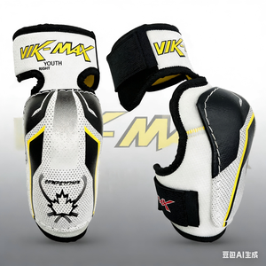 VIK-MAX Factory Direct Nylon Fiber Hockey Elbow <b>Pads</b> 2026 | 9''-11'' Protective Equipment for Youth Ice & Roller Hockey - Product Image 2