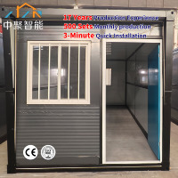 Fabriqué en usine, maison préfabriquée modulaire pliable à 2 étages, conteneur en acier pour bureau, mini-maison pliable, maisons préfabriquées pliables