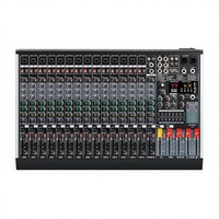 Console de mixage audio USB Bluetooth avec 99 effets DSP, matériau métallique pour les événements scéniques