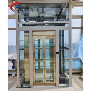 Best affordable two side opening traction elevator/passenger lift 800kg price/6 person passenger elevator lift