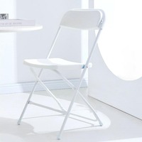 Chaise de bureau moderne en plastique portable, mobilier de bureau, pliable, empilable, confortable, chaise de conférence