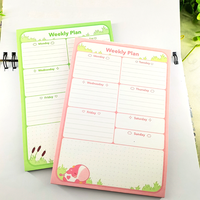 Bloc-notes promotionnel avec impression personnalisée de la liste de tâches Notes autocollantes Papier bloc-notes
