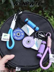 Porte-clés personnalisés en gros pour plaques de poids de gym, tapis de yoga imprimés sur mesure, et accessoires de fitness - Product Image 6