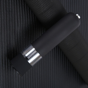Wholesale Rechargeable Salt and <b>Pepper</b> Mill Black Stainless Steel Plastic Gravity Feature for Spices Box Packed - Product Image 4