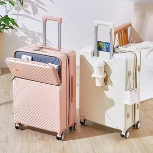 Valise de Voyage Grande Capacité 2026 Tendance avec Ouverture Frontale, Compartiment Ordinateur Portable et Port USB – <span class=keywords><strong>Bagage</strong></span> <span class=keywords><strong>Cabine</strong></span> à Roulettes pour le Voyage - Product Image 5