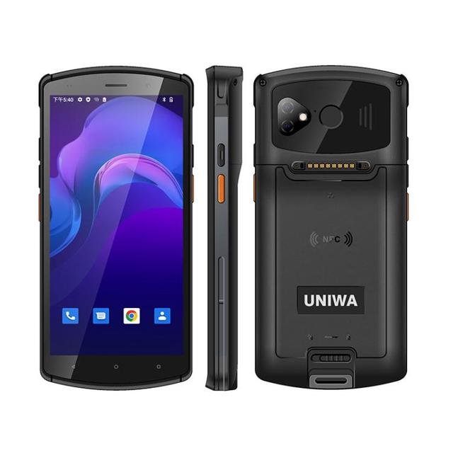UNIWA V7S PDA Barcode Scanner Rugged Phone, 4GB+64GB, 5.7 inch Android 12 Mediatek MT6762 Octa Core