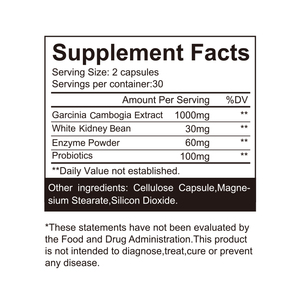 Meilleures ventes <span class=keywords><strong>2022</strong></span> : Capsule amincissante 100 % naturelle à base de plantes Garcinia Cambogia pour la perte de poids, favorise la suppression de l'appétit - Product Image 5