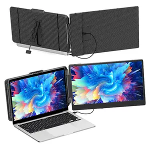 Gấp Màn hình máy tính S1 màn hình di động 14 inch FHD 1080p LCD máy tính xách tay máy tính mở rộng