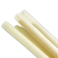 Nylon Plastic Full Thread Rod 1m Long M8 M10 M12 M16 M18 M20, Fully Threaded Screw Bar Stud Bolt