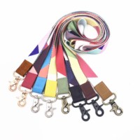 Pemegang Gantungan Kunci Leher Sekolah, Tali Gantungan Kunci Poliester Deboss Lanyard
