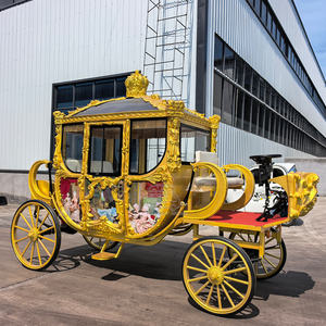 Carroza de Caballos Victoria, Carroza de Lujo Tirada por Caballos, Carroza de 4 Ruedas, Carroza para Bodas, Remolque para Carroza de Caballos - Product Image 1