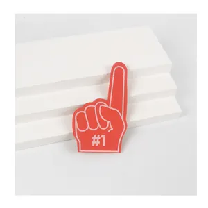 Riesiger Schaumhandfinger Wir sind Nummer 1 Schaumhand Cheerleading für Sport Cheer Schule Spirit Craft Schaumhands-Team-Finger