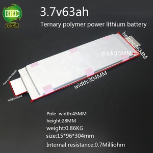 LiPo battery 3,7 V 50Ah factory sale electric car battery - Product Image 6