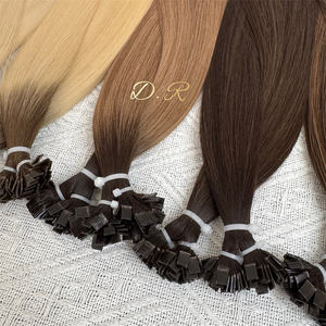 Extensiones de Cabello Humano Natural con Punta Plana de Queratina, 100% Virgen, de <span class=keywords><strong>Alta</strong></span> Calidad, al por Mayor - Product Image 6