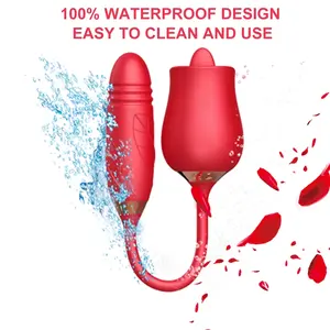 महिला कंपन महिला मौखिक सेक्स खिलौना 10-आवृत्ति जीभ लिकिंग कंपन लिंग वाइब्रेटर महिला सेक्स खिलौना - Product Image 3