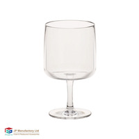 Verre à vin en plastique transparent incassable personnalisé de 310 ml pour les cocktails de mariage