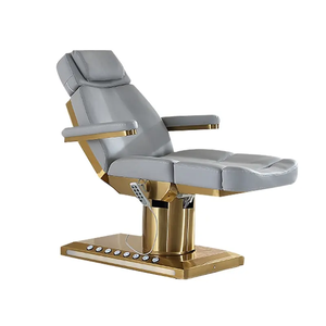 Curved <b>Foldable</b> Electric Eyelash Medical Cosmetic <b>Chair</b> <b>Table</b> Lash Bed Beauty Salon Bed Genuine Leather School Hotel Gym - Product Image 6