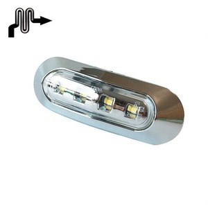Luces de remolque ámbar, luz de marcador lateral LED de autobús de 10-30V, luces LED de 4 LEDs para camiones - Product Image 4