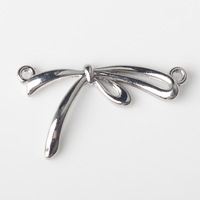 Nouveau arc Double Suspension connecteur pendentif bricolage plaqué or Bracelet collier bijoux accessoires