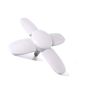 Luz de garaje E27 Lámparas Lámpara de deformación industrial Tres luces LED deformables E26 enchufe Hojas ventilador ASPA bombilla led - Product Image 3