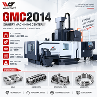 Machine d'usinage CNC à portique GMC2014 pour la fabrication de pièces métalliques complexes de grande taille sur mesure et le traitement par lots de supports mécaniques
