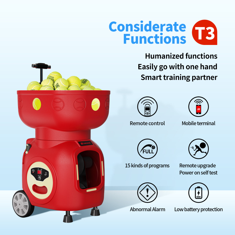 Siboasi T3 Tennis trainer Roboter Direkt ab Werk App-gesteuerte Schieß ball maschine Wirtschaft liche Tennis trainings ausrüstung****^^^^ https://www.siboasi.com