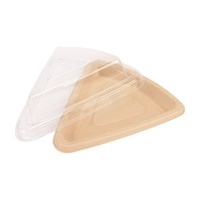 Échantillon gratuit Assiette à pizza en fibre de bagasse biodégradable de haute qualité