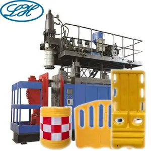 Plastic road block barricade bucket traffic delineator making machine traffic cone blow molding machine