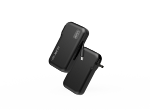 10000mAh Power Bank with AC <b>Plug</b> and Retractable Cable 22.5W PD <b>Fast</b> <b>Charging</b> Power Bank - Product Image 3