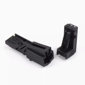 Conectores de arnés de cableado 2P, plástico negro para Tesla, Volkswagen, Audi, accesorios de iluminación de audio para coche - Product Image 1