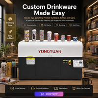 Impresora de Inyección de Tinta UV Rotativa Automática YY-360X para Botellas Cilíndricas, Vasos, Frascos, Latas, Impresión Completa I1600 I3200 CF3 G5i
