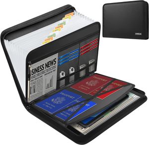 Nhà Máy Bán buôn A4 tài liệu lưu trữ hộp hai lớp xách tay dây kéo thư mục tập tin mở rộng sợi thủy tinh tài liệu hệ thống nộp hồ sơ - Product Image 4