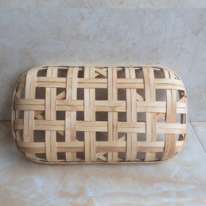 Tay nhỏ tươi dệt siêu thị khách sạn gỗ hiển thị giỏ quà giáng sinh nghệ thuật sắp xếp hoa thuốc lá lưu trữ giỏ - Product Image 3