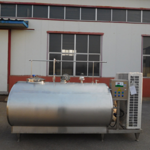 Tanque de almacenamiento de leche automático de 2000L y 4000L, tanque de almacenamiento de refrigeración líquida para jugo de leche, almacenamiento de procesamiento de lácteos - Product Image 5