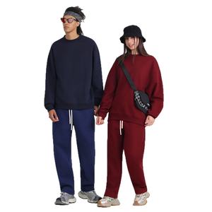 Sweat-shirt unisexe à col rond en molleton de coton lourd de style américain MAKITAPE, 510 g, motif cœur tendance, surdimensionné - Product Image 5