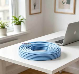 Câble Ethernet CAT6 UTP Premium 305M en Boîte Vrac, 4 Paires Non Blindées 23AWG 10Gbps 250MHz, Compatible <span class=keywords><strong>PoE</strong></span> pour Caméra IP CCTV - Product Image 1
