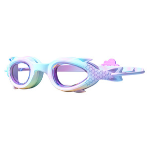 2024 nouveaux enfants colorés lunettes de natation enfants dessin animé lunettes de natation mignon lunettes de natation pour les enfants