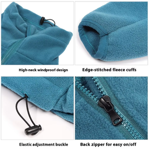 Abrigo de Invierno para Perros, Duradero y Cómodo, de Forro Polar, con Diseño Sólido, Moderno, Completo, para Primavera y Verano, Lavable a Máquina - Product Image 5