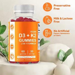 Oem Fabrieksvoorraad Hoogwaardige Vitamine D3 K2 Volwassen Gummy Poeder Zachte Capsules Voedingssupplementen Voor De Gezondheid Van Het Bot - Product Image 3