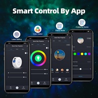 Projecteur de ciel étoilé Wifi intelligent Projecteur d'étoiles laser Lampe de nuit avec Alexa et Google Home