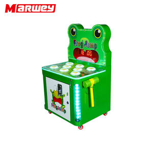 Marwey Vente en gros de machines d'arcade <span class=keywords><strong>Crazy</strong></span> Frog pour enfants Machine de jeu Whack-A-Mole Arcade Hammer de haute qualité - Product Image 4