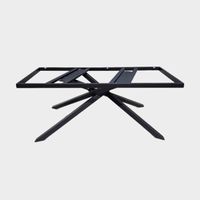 Ensemble de table et chaises de salle à manger d'extérieur AJUNION, table rectangulaire et chaises empilables en plastique, ensemble de 7 pièces, résistant aux intempéries